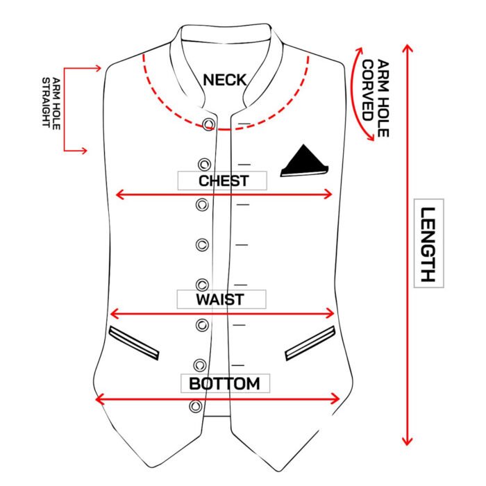 Vest Size chart
