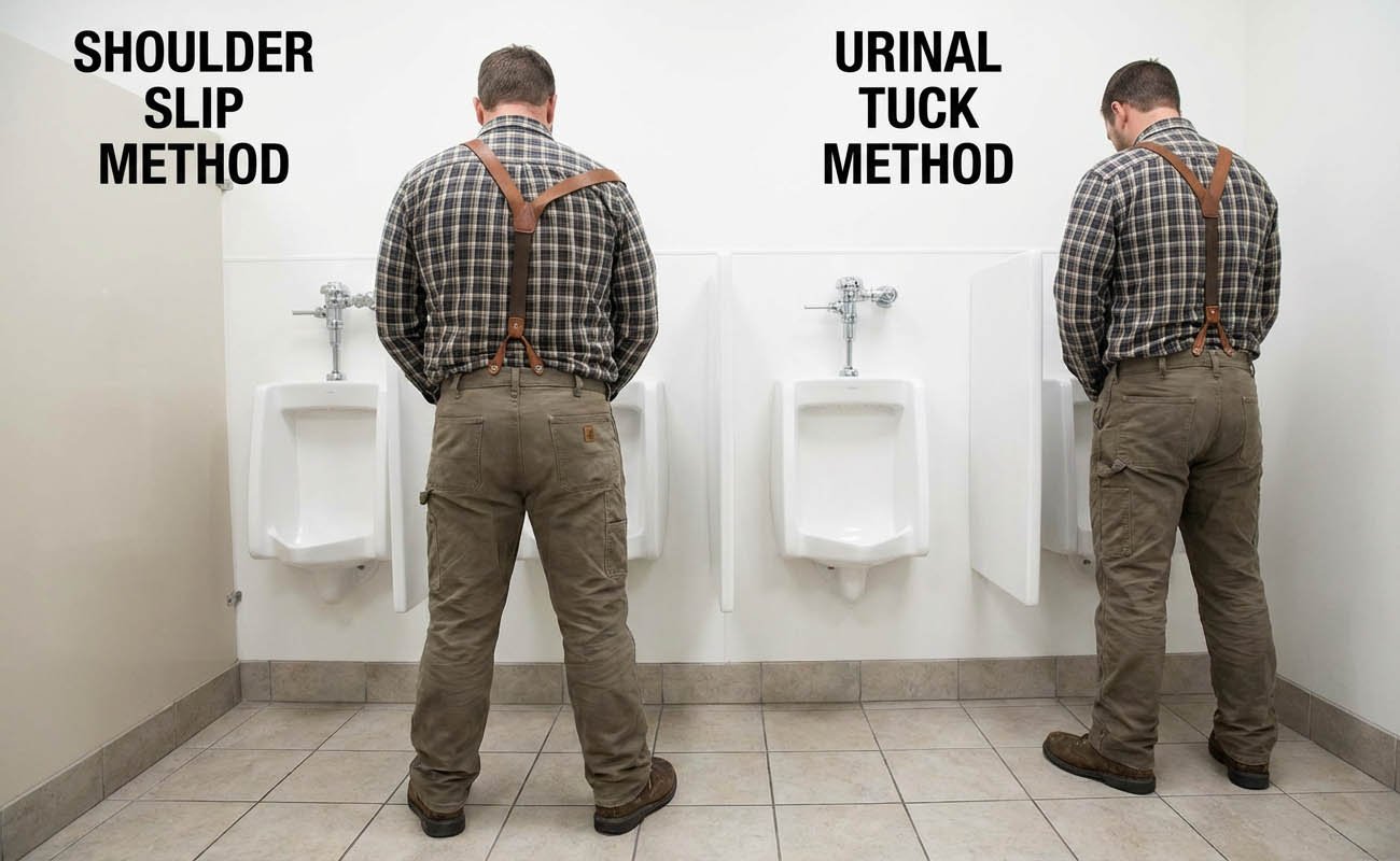 How to Use the Bathroom With Suspenders (A Gentleman's Guide)