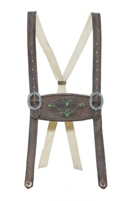 Authentic German AlpenGlanz Lederhosen Suspenders
