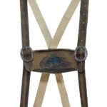 Authentic Alpine Rose Bavarian Lederhosen Suspenders