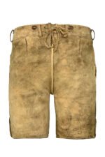 Brown Oktoberfest Lederhosen Shorts