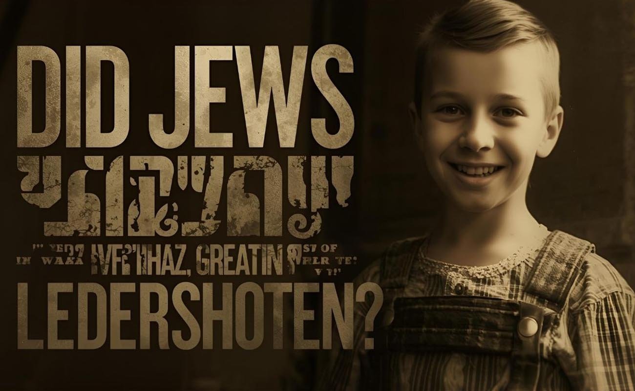 Did Jews Wear Lederhosen? A Forgotten Chapter of Jewish and Central European History