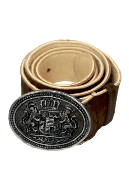 Royal Heraldic German Lederhosen Belt