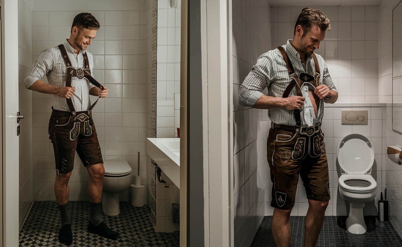 How Do You Go To The Bathroom With Suspenders?