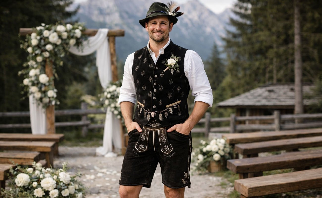 Lederhosen for Grooms: Styling the Perfect Bavarian Wedding Look
