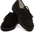 Men's Dark Brown Oktoberfest Lederhosen Shoes