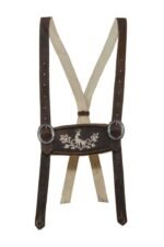 German Miesbacher Oktoberfest Lederhosen Suspenders