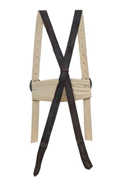German Reliefstickerei Lederhosen Suspenders