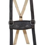 German Reliefstickerei Lederhosen Suspenders