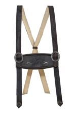 German Reliefstickerei Lederhosen Suspenders