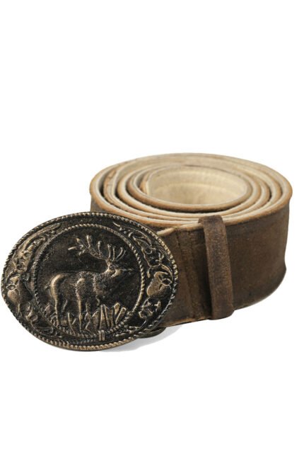 Western Wildlife Oktoberfest German Lederhosen Belt