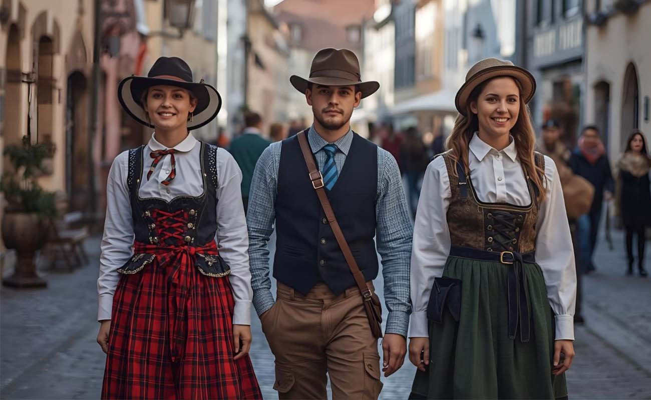 Where is Traditional German Clothing Worn Today?