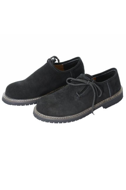 mens black lederhosen shoes