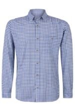 Authentic Alpine Vichy Gingham German Trachten Shirt For Men