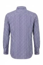 Traditional Alpspitze Blue German Lederhosen Shirt