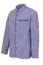 Traditional Alpspitze Blue German Lederhosen Shirt