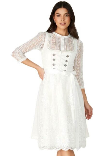 Bavarian Angela German Dirndl Dress With Blouse