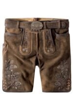 Authentic Ausnähen German Trachten Lederhosen Shorts