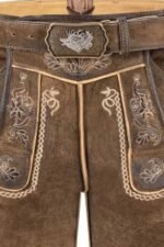 Berchtesgadener German Brown Lederhosen Shorts