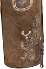 Berchtesgadener German Brown Lederhosen Shorts