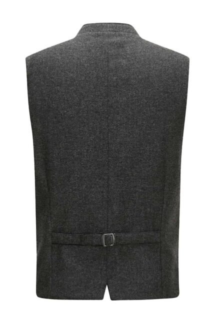 Authentic Classic Gray Bavarian Trachten Waistcoat