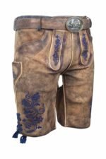 Men's Enzian Brown German Bavarian Lederhosen