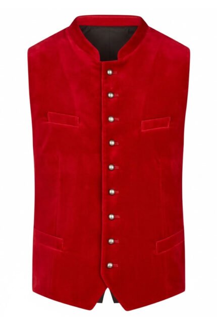 Authentic Feldberg Red German Waistcoat