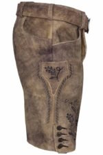 Authentic Florian German Taupe Lederhosen Shorts