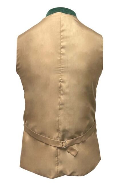 Authentic Golden Brown German Trachten Waistcoat