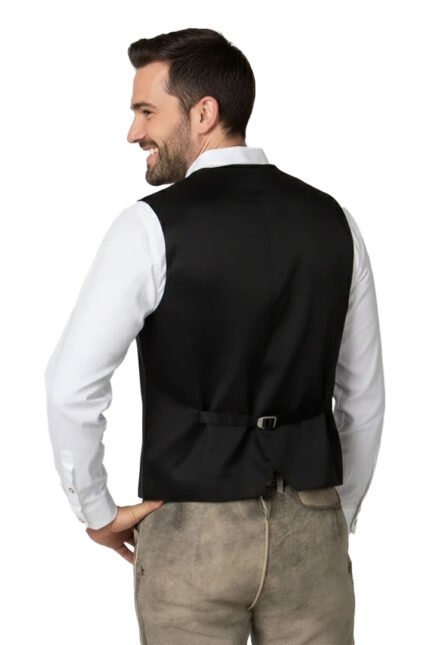 Authentic Green German Trachten Vest For Oktoberfest