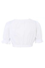 Traditional Halle Berry White Trachten Dirndl Blouse