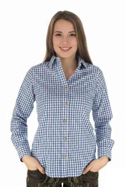 Hannah German Bavarian Trachten Lederhosen Shirt