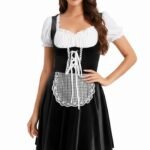 Premium Heike German Bavarian Velvet Drindl
