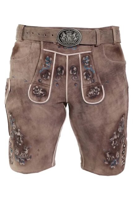 Authentic Hirsch Oktoberfest Lederhosen Shorts