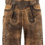 Authentic Hosekraxn Brown Bavarian Lederhosen