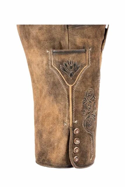 Authentic Hosekraxn Brown Bavarian Lederhosen