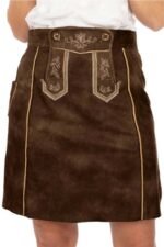 Traditional Julia German Bavarian Lederhosen Skirt