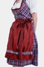 Premium Red Julia Bavarian Dirndl Dress For Oktoberfest