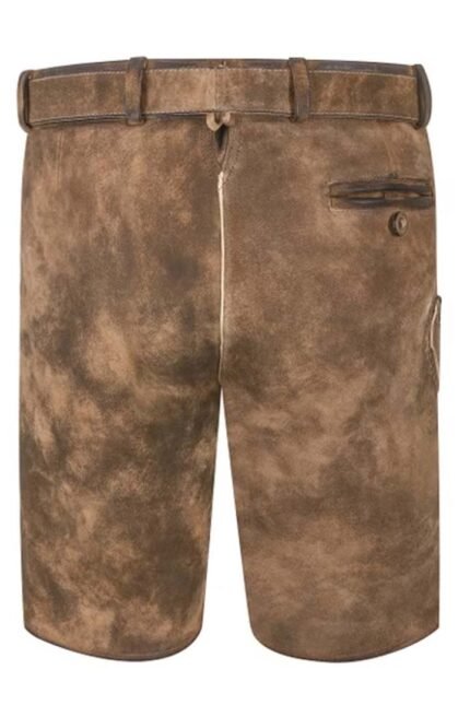 Latz-Stickerei Brown German Lederhosen