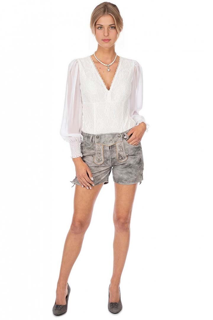 Lena Gercke Lederhosen (2) Lena Gercke Bavarian Goat Leather Lederhosen