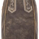 Traditional Naomi German Bavarian Lederhosen Skirt