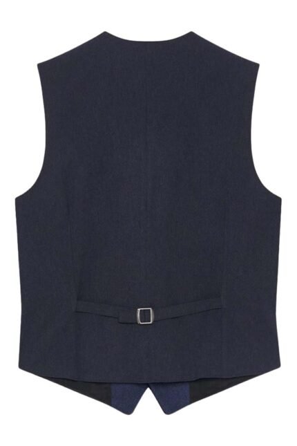 Navy Blue German Bavarian Trachten Vest For Oktoberfest