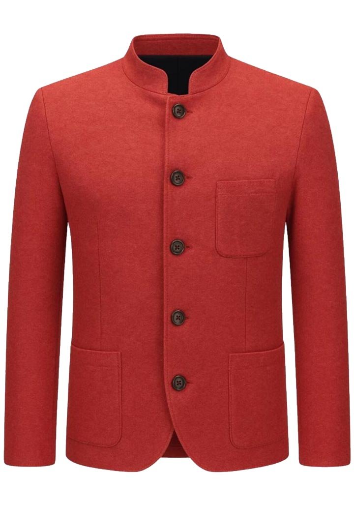 Nico Rosberg Wool Red Trachten Jacket (1) Nico Rosberg Wool Red Trachten Jacket
