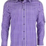 Authentic Purple German Bavarian Trachten Shirt