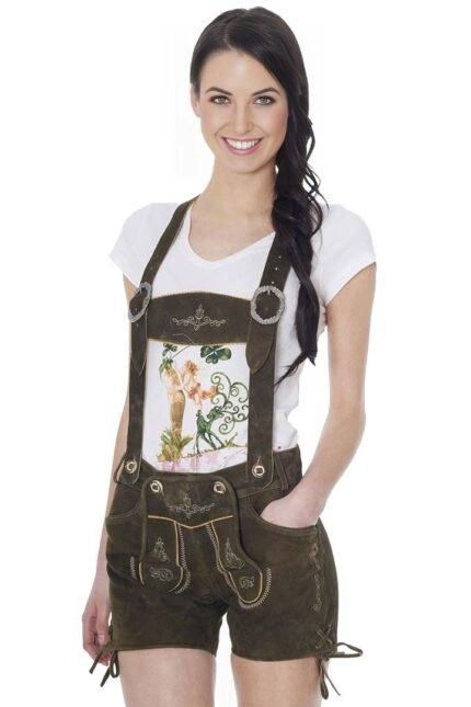 Authentic Schöneberger Bavaria Lederhosen Shorts