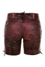 Simone Thomalla Pink Embroidery Lederhosen Shorts