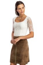 Traditional Sophia Bavarian Trachten Lederhosen Skirt