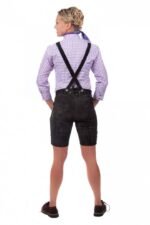 Sophie German Black Lederhosen Shorts