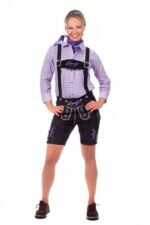 Sophie German Black Lederhosen Shorts