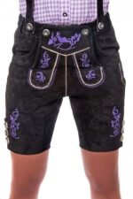 Sophie German Black Lederhosen Shorts